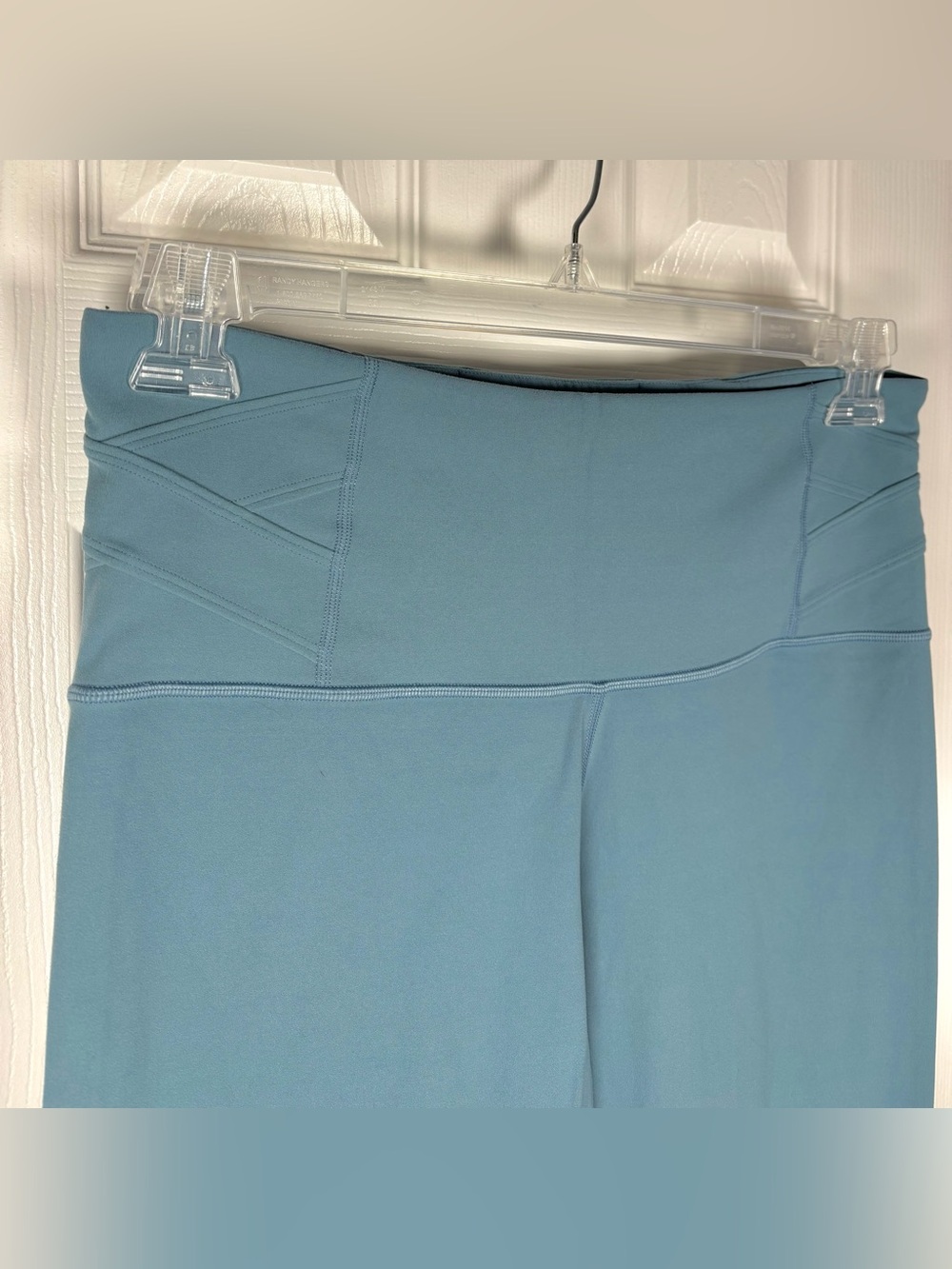Athleta High Waisted 7/8 ELATION PRIOUETTE Workout Tights Leggings 1X Light Teal - Picture 3 of 6